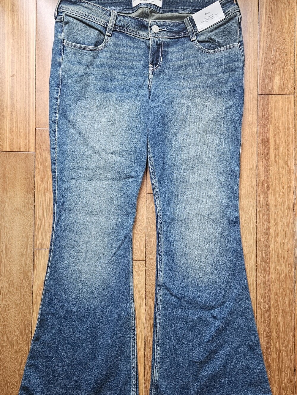 Hollister Medium Blue Flare Jeans